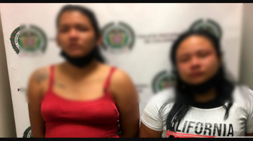 Dos presuntas ladronas fueron capturadas en las últimas horas en Medellín 1 capturadas presuntas ladronas