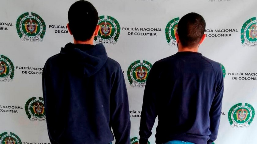 ¡Los pillaron! Entraron a una casa en Caldas a Robar, pero la ciudadanía los delató y los cogieron 1 Capturas por hurto