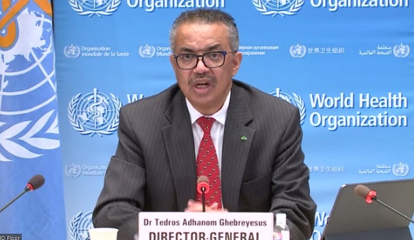 edros Adhanom, director de la OMS,