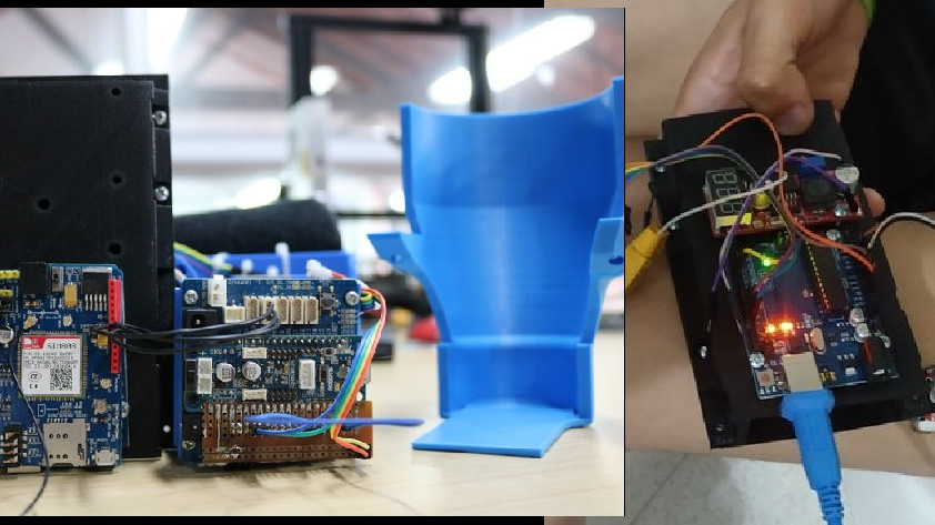 FOTOS: ¡Buena esa! La I.U. Pascual Bravo desarrolló un exoesqueleto para personas con movilidad reducida, joven será beneficiario