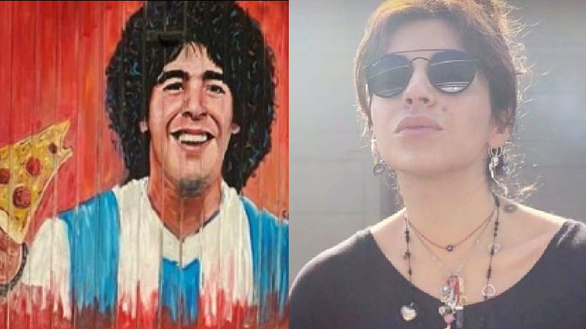 FOTO: Gianinna Maradona se ‘encontró’ a su padre por la ciudad, así le dijo adiós en sus redes sociales