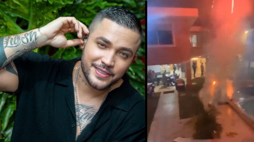 VIDEO: ¡”Que pesar de los animales”! Critican a Jessi Uribe por hacer tremendo parrandón con pólvora