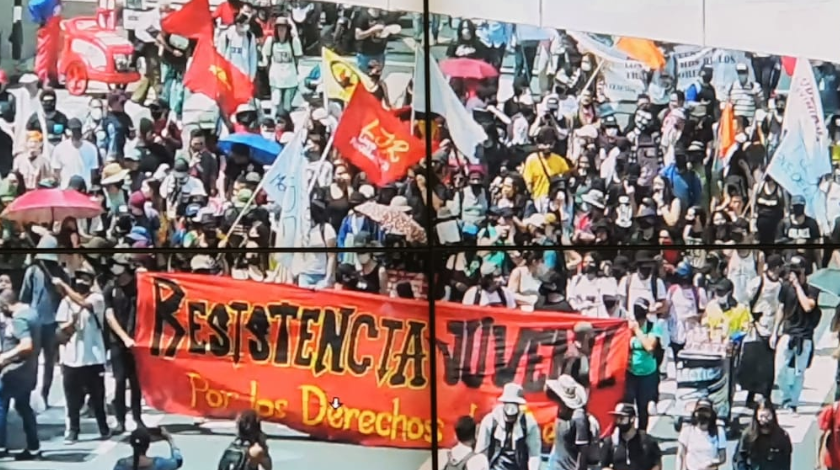 EN VIDEO: Con disturbios, así pasó la manifestación ciudadana este sábado por La Oriental