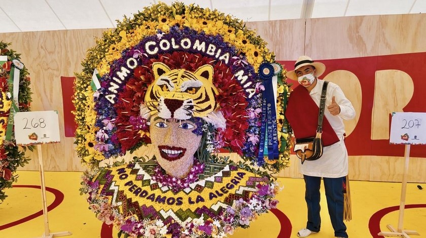 ¡Esta fue la silleta! Francisco Orlando Quintero Londoño, ganador absoluto del Desfile de Silleteros 2020