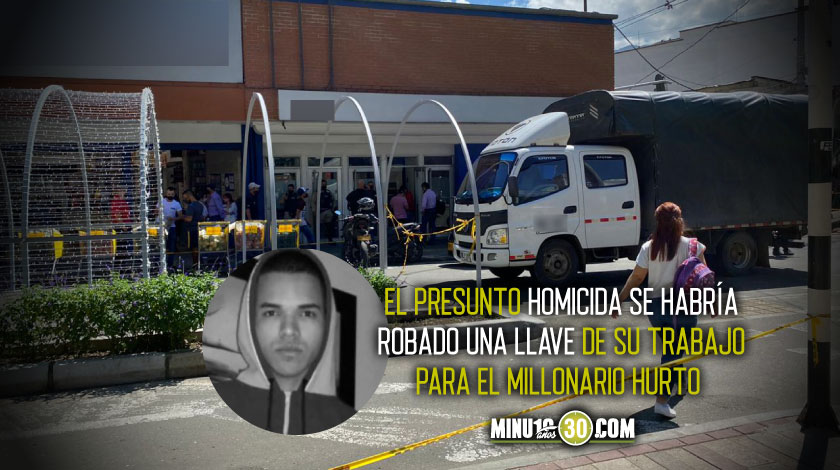 Empleado de una empresa de seguridad fue capturado por el homicidio de vigilante que impidió robo de cajero en Bello 1 A la carcel un empleado de empresa de seguridad por homicidio de un vigilante que intento