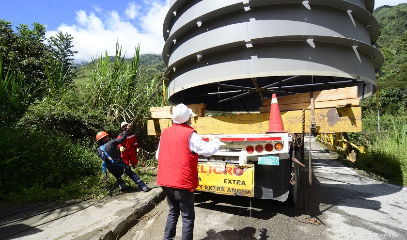 Inicia ingreso de virolas a casa de máquinas de Hidroituango
