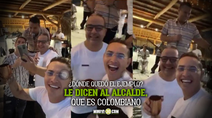 No lo bajan de conchudo Decreto toque de queda y ese dia se fue de rumba