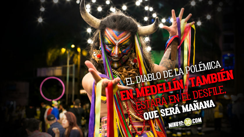 ¡No solo en los alumbrados! Diablo de Riosucio estará también en el desfile de mitos y leyendas