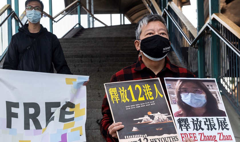 UE pide la libertad para la periodista Zhang Zhan