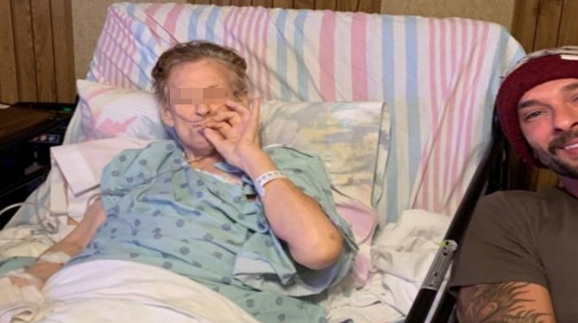 “El mejor porro que he fumado”: Nieto fuma marihuana con su abuela antes de que ella muera