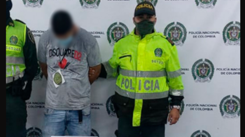 A este ‘man’ lo cogieron cuando andaba ‘enfierrado’ por Itagüí 1 capturado con arma de fuego