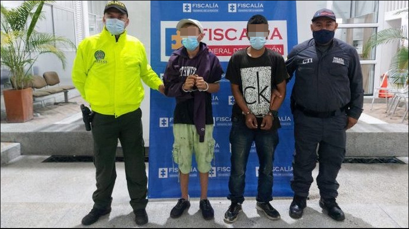 Fiscalía capturó a dos hombres señalados de asesinar a un joven de 17 años en Caldas 1 capturados caldas