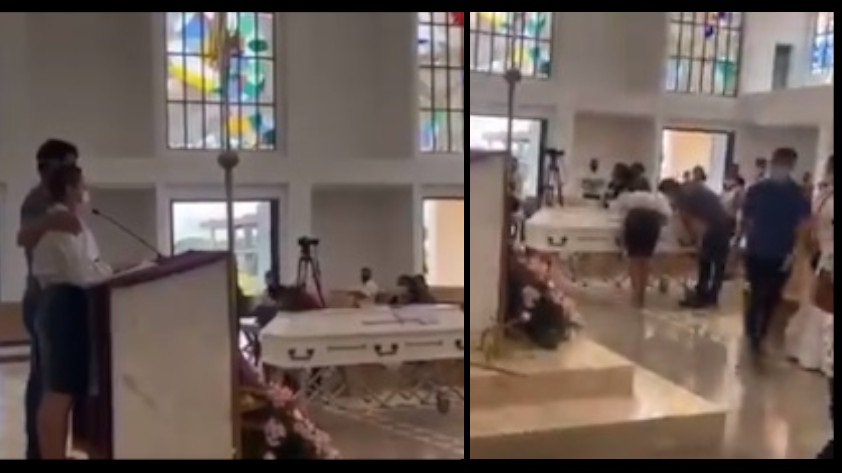 VIDEO: ¡Qué dolor! Así fue la despedida de la pequeña hija de Diego Posada, exparticipante del Desafío Súper Humanos