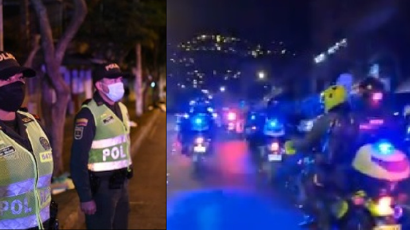 ¡Pilas, evítese sanciones! Habrá control policial en Medellín y el área metropolitana verificando cumplimiento del toque de queda