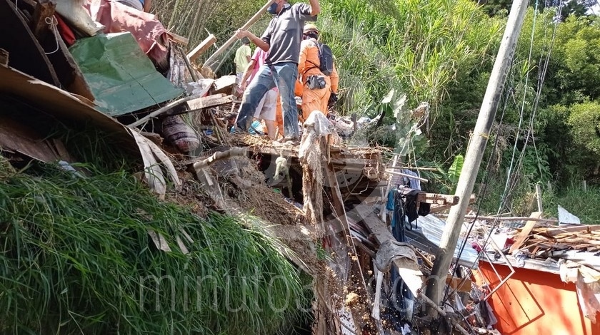 ¡Lamentable! Hallaron sin vida a los dos desaparecidos del deslizamiento en Itagüí