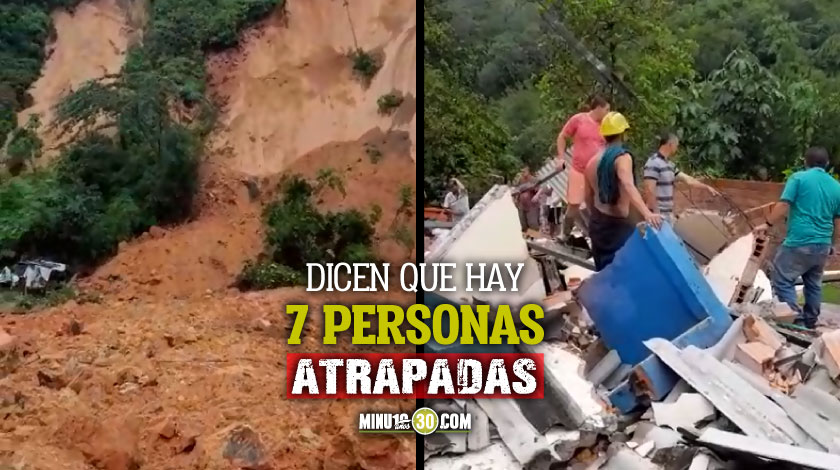 EN VIDEO: ¡Habrían personas atrapadas! Se registró nuevo deslizamiento en San Luis, sobre la Medellín- Bogotá
