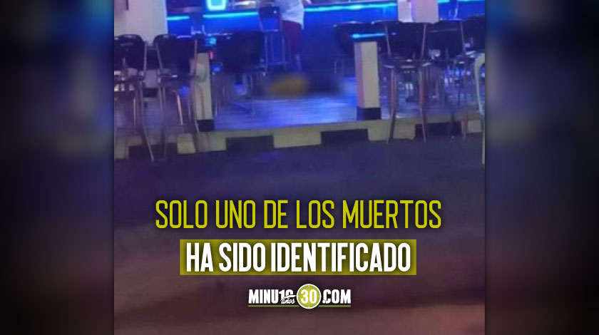 Sujetos a pie repartieron bala en una discoteca de Tarazá y acabaron con la vida de dos personas