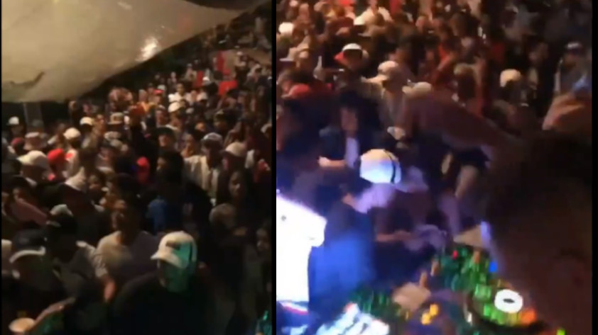 VIDEO:¡Que irresponsabilidad!: En plena pandemia, cientos de personas participan de tremenda farra en Medellín