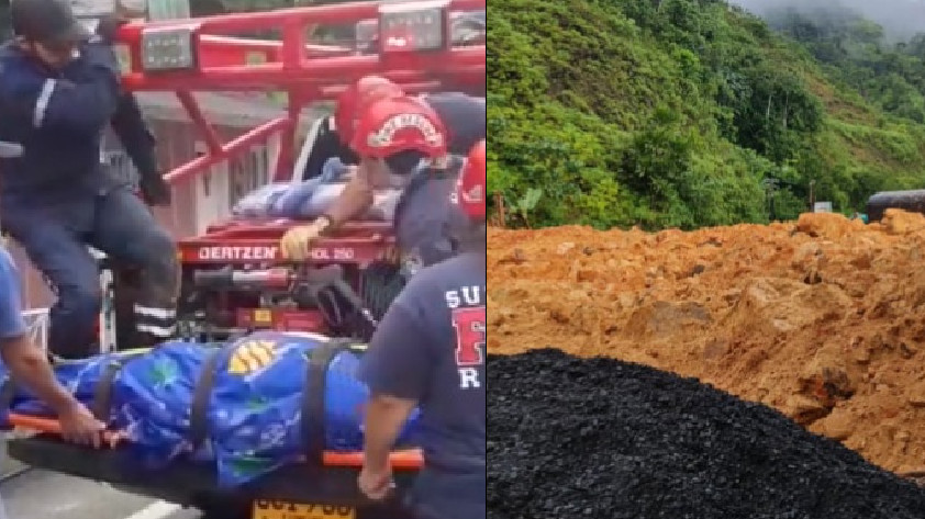 ¡Eran familiares! Se conoció la identidad de las víctimas del derrumbe en la Medellín-Bogotá