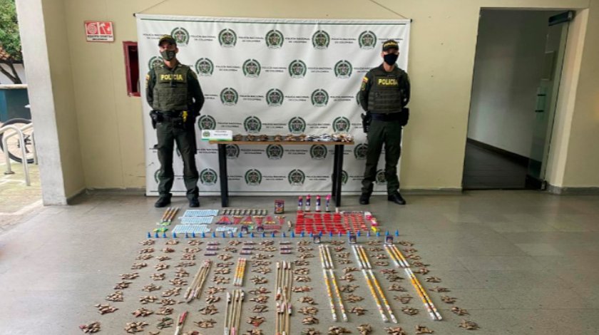 FOTOS: ¡Mejor se come uno esa plata! Vean la cantidad de pólvora que incautaron en las últimas horas 1 incautacion de polvora
