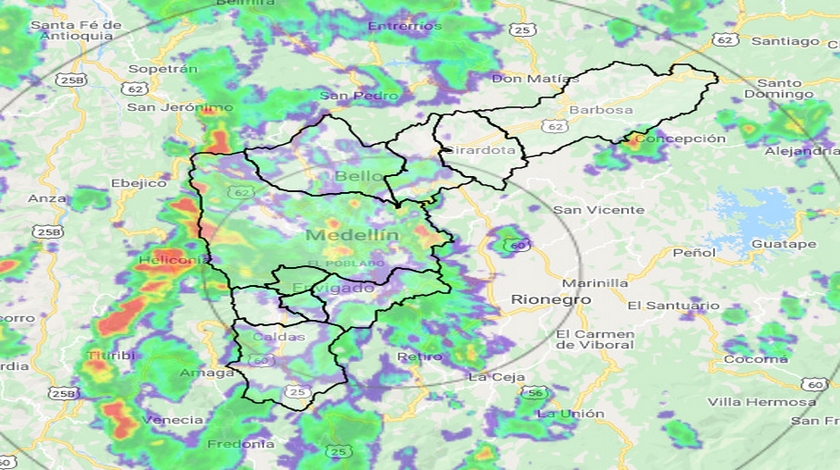 ¡Preste atención!: Estos son los sectores afectados por las lluvias en Medellín