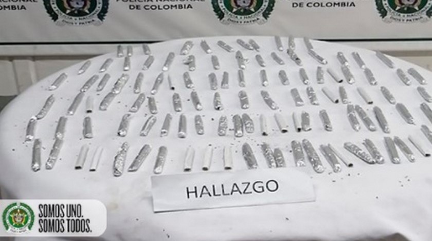 ¿Y de quién es todo eso? Incautaron más de 100 cigarrillos de marihuana listos para la venta en Pedregal 1 marihuana