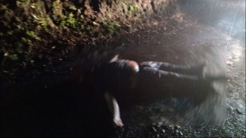 EN FOTOS: Tirado en la vía, encontraron muerto a un hombre en el corregimiento de Santa Elena 3 muerto santa elena2020