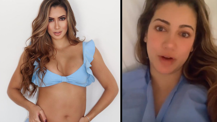 VIDEO: Le programaron cesárea, Nanis Ochoa está hospitalizada tras tener complicaciones con su embarazo