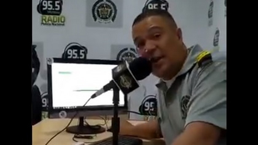 ¡Lamentable! En accidente de tránsito falleció el patrullero José Angulo, locutor de emisora de la Policía en Montería