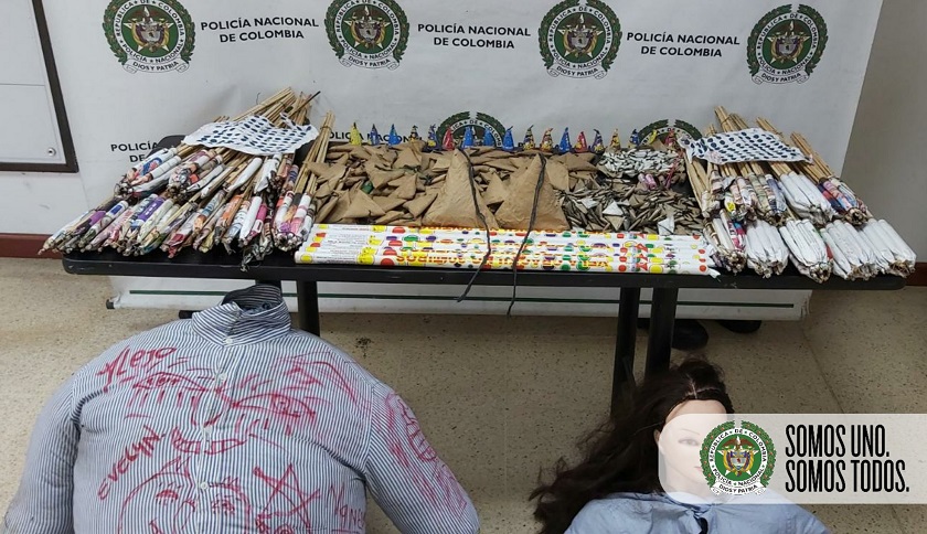 ¿La mandaron pal’ finde? En una encomienda a Santa Fe de Antioquia encontraron 5 kilos de pólvora
