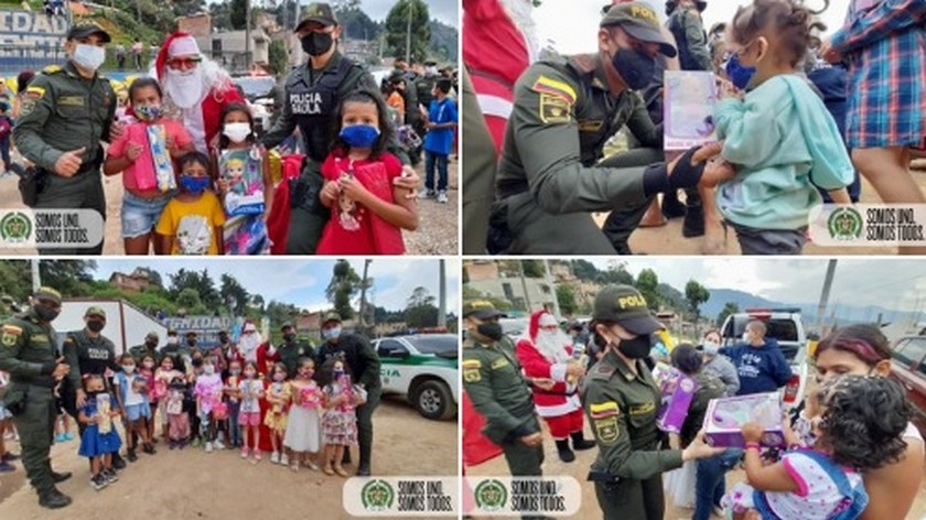 FOTOS: ¡Buena esa! Policía llevó regalos a niños de Villahermosa este 24 de diciembre