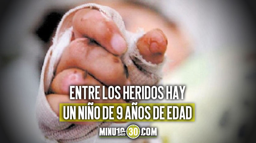 ¡5 quemados en dos días! así va el reporte de lesionados con pólvora en Medellín