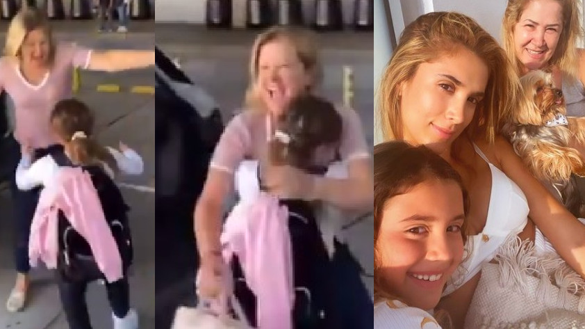 VIDEO: ¡Muy emocionadas! Así fue el reencuentro entre Salomé Rodríguez y su abuela en el fin de año, esta fue su reacción