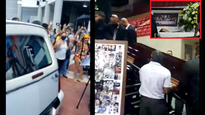 VIDEO: Fanáticos de Tito Rojas despiden al salsero en un funeral masivo