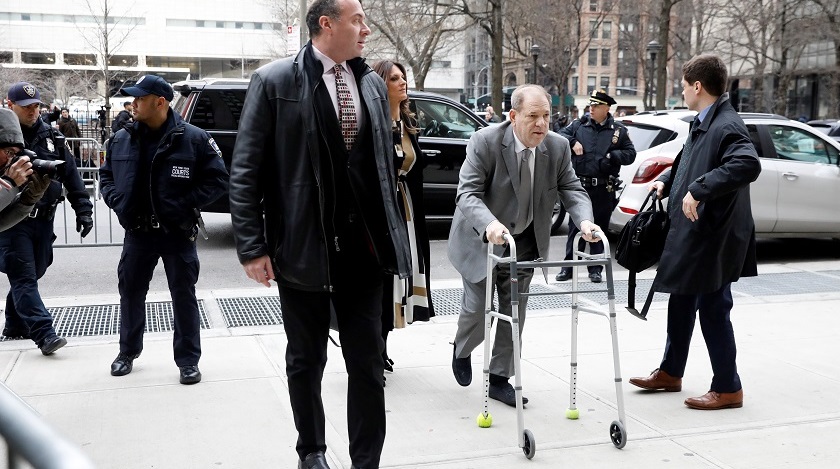 Disminuido: el productor de cine Harvey Weinstein llega al tribunal en Nueva York 1 Harvey Weinstein 2