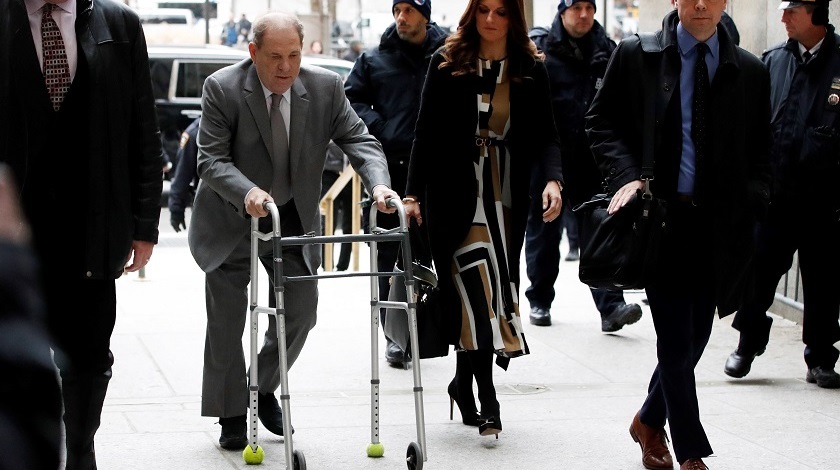 Disminuido: el productor de cine Harvey Weinstein llega al tribunal en Nueva York 2 Harvey Weinstein 1