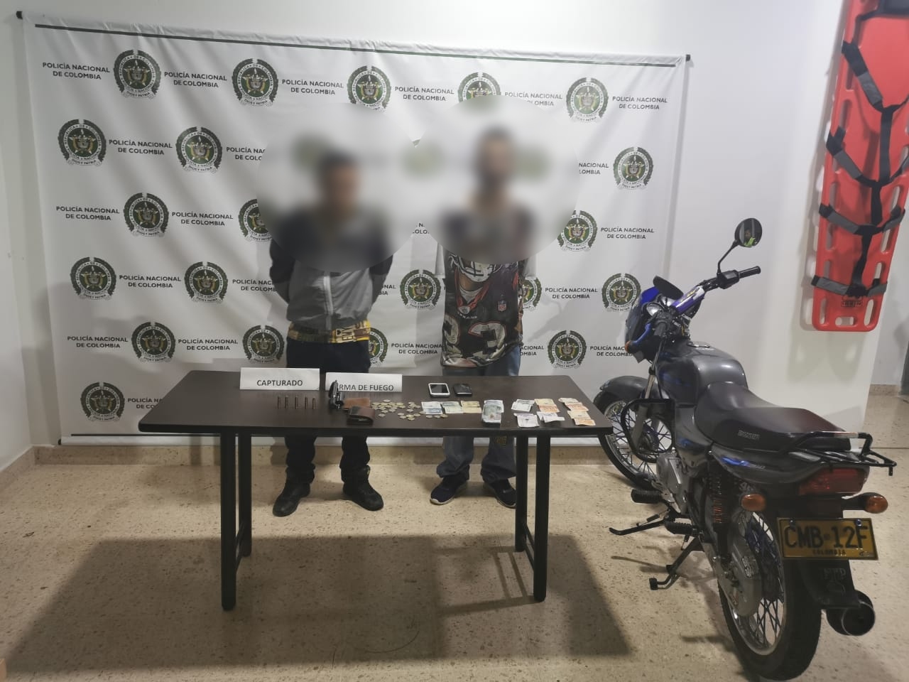 Foto: ¡Querían huir con el dinero! Pero fueron capturados en el corregimiento La Tablaza 2 captura