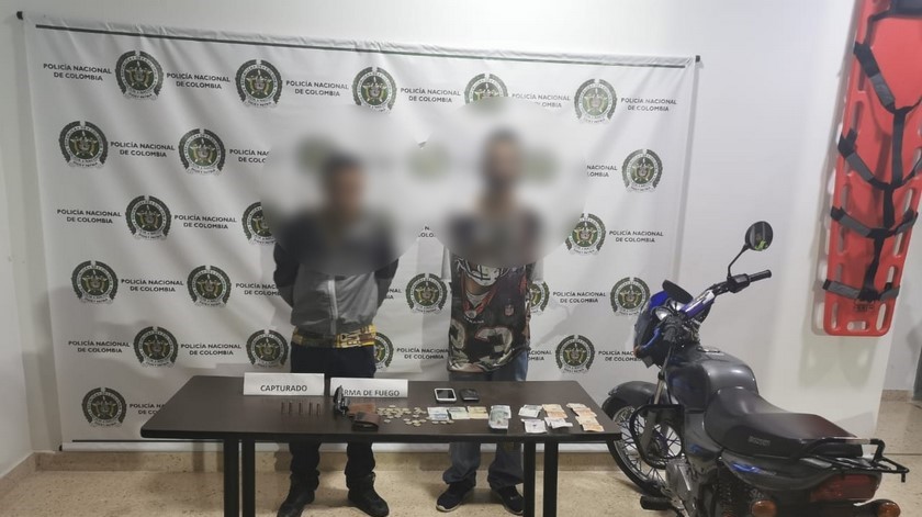Foto: ¡Querían huir con el dinero! Pero fueron capturados en el corregimiento La Tablaza 1 captura 1