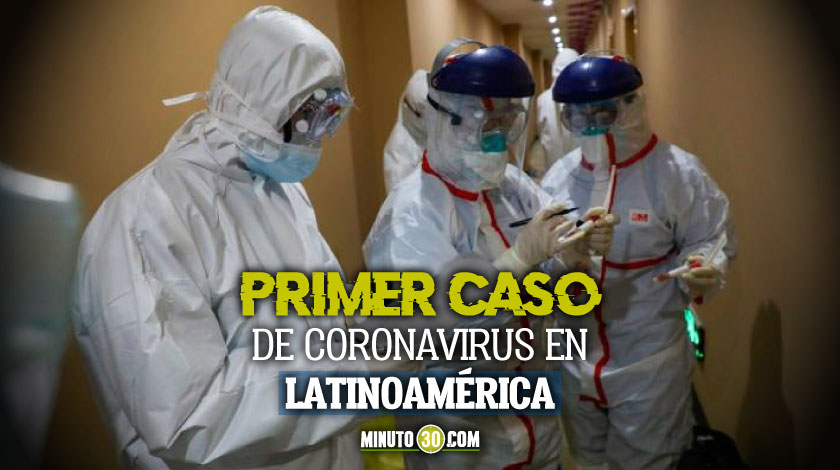 ¡Cada vez más cerca de Colombia! Confirman que hay una persona infectada con coronavirus en Brasil 1 Primer caso de coronavirus en America Latina Brasil