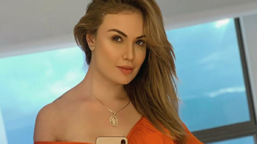 FOTO: Dicen que Sara Uribe está subiendo de peso y todo porque se le ve papada en una foto 1 sara uribe 1