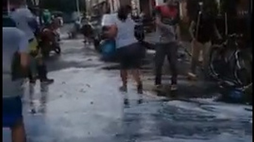 VIDEO: Vecinos del barrio donde vivía la tercera víctima del covid-19 en Tolima se pusieron a desinfectar las calles 1 Tolima melgar96