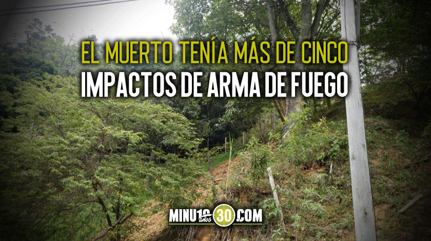 FOTOS: En un matorral de Itagüí encontraron un cadáver 1 En un matorral de Itagui encontraron un cadaver