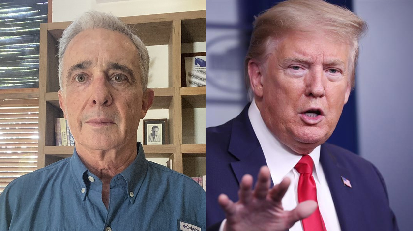 Gobierno de Estados Unidos pidió a la Corte que Álvaro Uribe tenga la posibilidad de defenderse en libertad 1 Alvaro Uribe Velez donald trump