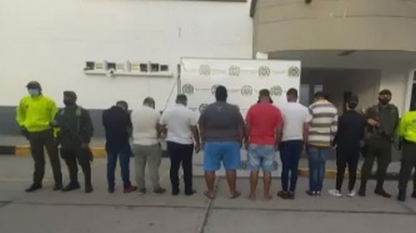 VIDEO: ¡Cayó la red delincuencial 'Mar Azul'! Capturaron a 9 presuntos integrantes que enviarían estupefacientes a Centroamérica y Europa 1 Capturados 'Mar Azul'