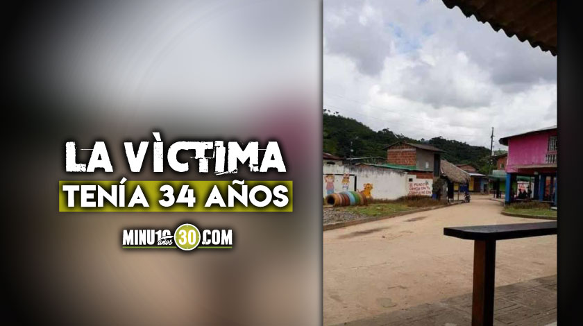 Lo mataron al lado de su casa y los sicarios antes de huir, le robaron una cadena 1 homicido en taraza