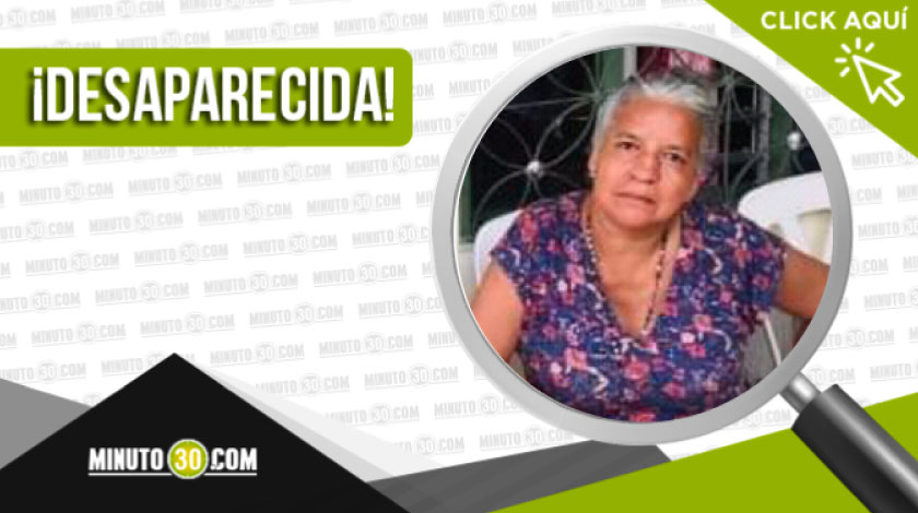 ¡Cada minuto cuenta! Gloria Elena desapareció el 15 de este mes, en Envigado, y no se sabe de ella 1 desaparecida 1
