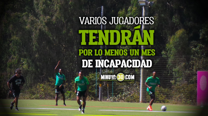 Nacional dio a conocer reporte médico de sus jugadores lesionados 1 Nacional dio a conocer reporte medico de sus jugadores lesionados