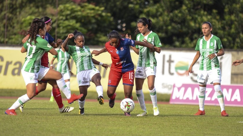 Equipos femeninos de Medellín y Nacional se alistan para un nuevo clásico antioqueño 1 Clasico de la Liga femenina entre Nacional y Medellin 1