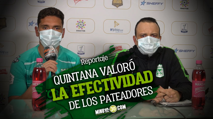 Alejandro Restrepo ponderó el desempeño de Quintana en la definición desde el punto penal 1 Alejandro Restrepo pondero el desempeno de Quintana en la definicion desde el punto penal