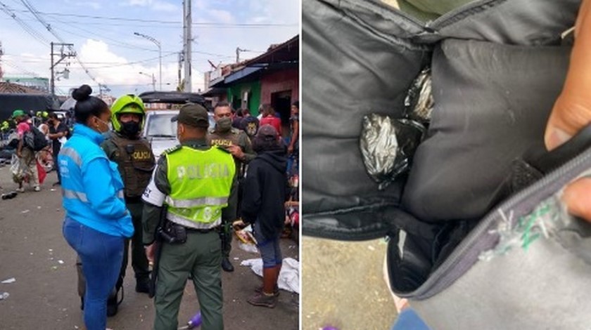 ¡Y bien jovencita! Menor de 15 años fue aprehendida durante operativo en sector La Paz de Medellín por llevar alucinógenos 1 La Paz